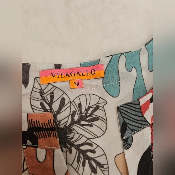 Vilagallo Lucera Top Women Blouse Size 38 - Picture 14 of 15